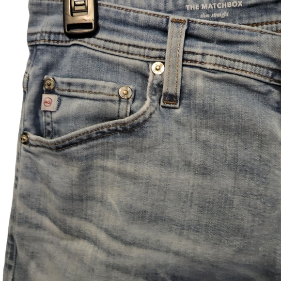 Ag Adriano Goldschmeid The Matchbox Slim Straight Denim Jeans - Picture 5 of 10